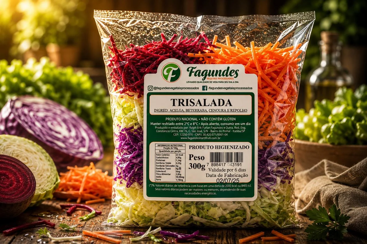 Embalagem de Trisalada Fagundes